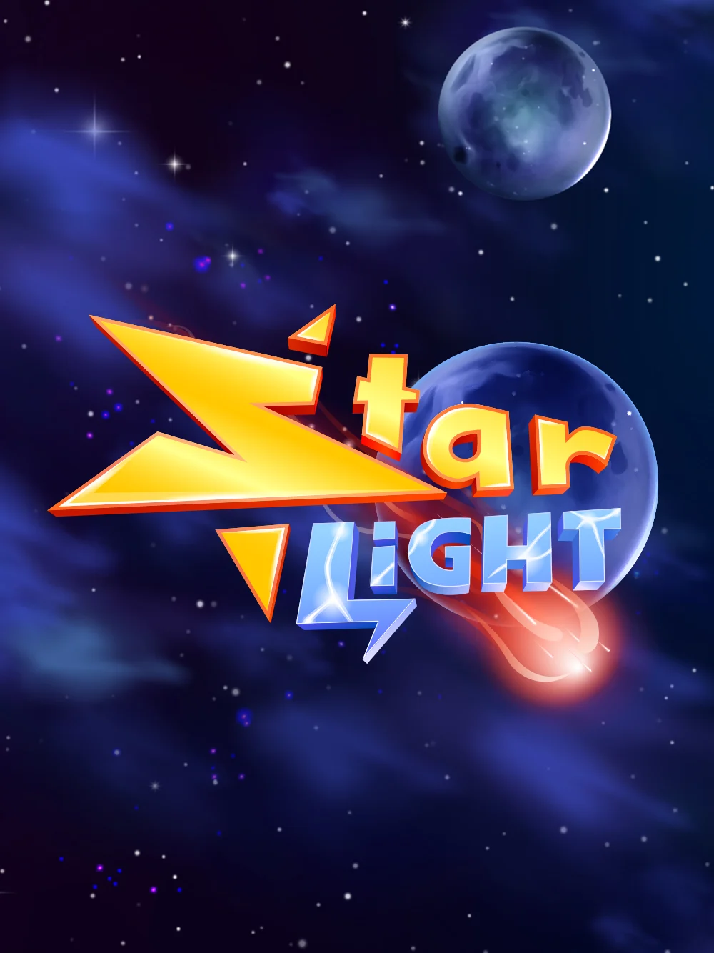 Juego con temática espacial y destellos luminosos de casino
